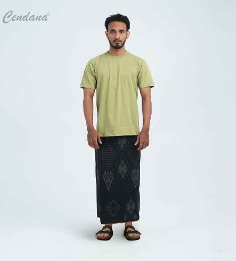 Sarung Cendana Klasik Hitam Manis