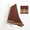 Sarung Cendana Kembang Toraja Gold - Gambar 4